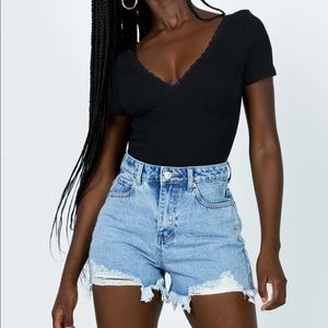 Princess Polly Denim Shorts - Size 0